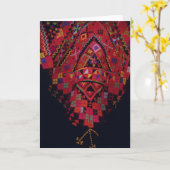 Het Bedouin Stikken van de Toga Kaart (Gele Bloem)