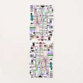 Het bedradingsdiagram van de Motorfiets. Yogamat (Voorkant)