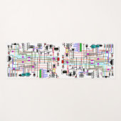 Het bedradingsdiagram van de Motorfiets. Yogamat (Voorkant (horizontaal))