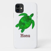 Het bedreigde groene Hawaiiaanse Zee Turtle Hoesje (Achterkant)