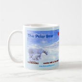 Het bedreigde poolse Beer - Koffiemok (Links)
