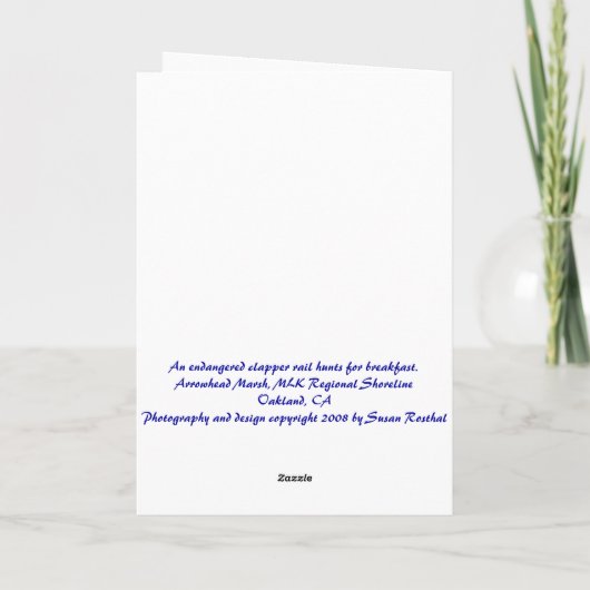 Het bedreigde Spoor van de Klep Kaart (Achterkant)