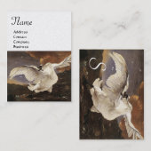 Het bedreigde Zwanenmonogram, Witboek Visitekaartje (Voorkant / Achterkant)