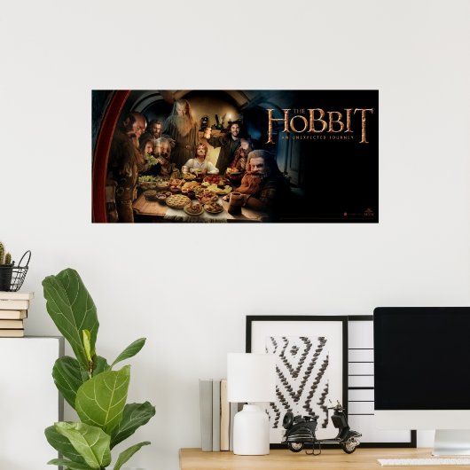 Het bedrijf diner poster (Thuiskantoor)