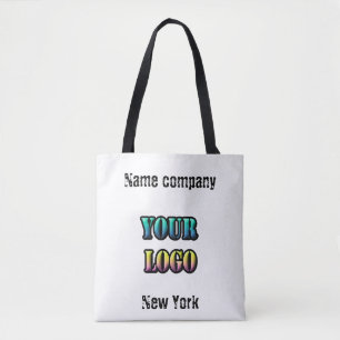 Het bedrijf edi van de de tekstruimte van uw logo tote bag