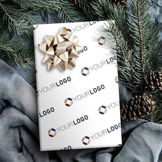 Het bedrijf van de douane logo brandde bedrijfsgif cadeaupapier