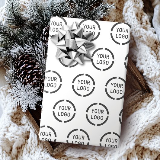 Het bedrijf van de douane logo brandde bedrijfsgif cadeaupapier