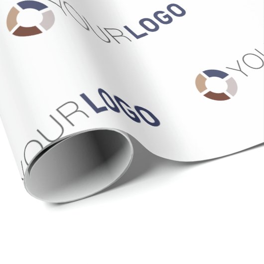 Het bedrijf van de douane logo brandde bedrijfsgif cadeaupapier (Rol Hoek)