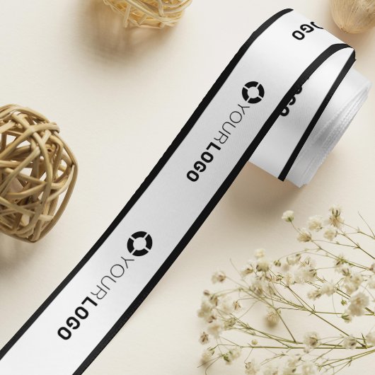 Het bedrijf van de douane logo brandde bedrijfsgif satijnen lint