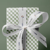 Het bedrijf van de douane logo brandde bedrijfsgif satijnen lint