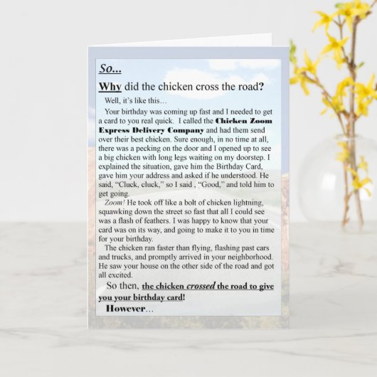 Het Bedrijf van de Levering van de Kaart van de (Gele Bloem)