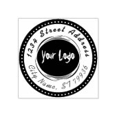 Het Bedrijf van de Logo van de douane met Adres Rubberstempel (Afrduk)