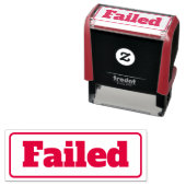 Het bedrijfsdocument is mislukt Eenvoudige zelfink Zelfinktende Stempel (In situ)