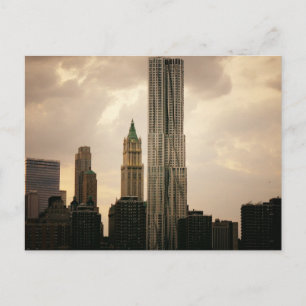 Het Beekman Tower- en Woolworth-gebouw Briefkaart