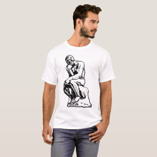 Het beeld De Denker, Geïnspireerd door Rodin T-shirt