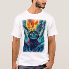 Het beeld De Grim Ascendant donkere expressie T-shirt