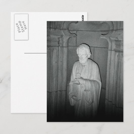 Het beeld in een gevonden foto briefkaart (Voorkant / Achterkant)