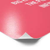 Het beeld is groot genoeg citaat ( kleur) foto afdruk (Hoek)