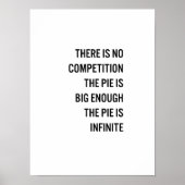 Het beeld is groot genoeg citaat ( kleur) poster (Voorkant)