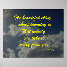 HET BEELD OVER LEREN B.B.KING POSTER