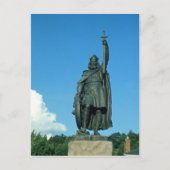 Het beeld van Alfred de Grote Briefkaart (Voorkant)