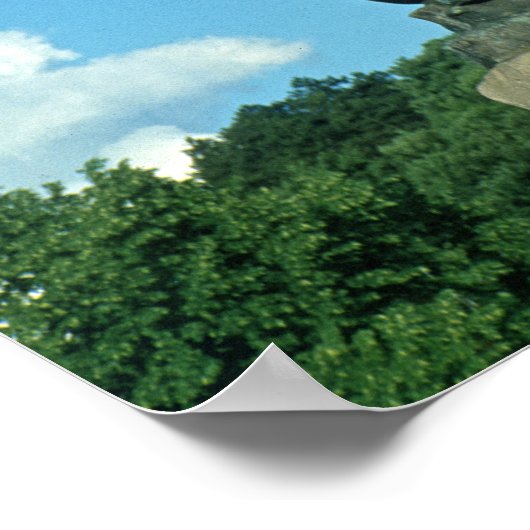 Het beeld van Alfred de Grote Poster (Hoek)