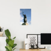 Het beeld van Alfred de Grote Poster (Thuiskantoor)