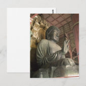 Het beeld van Boeddha Todaiji Nara Japan . Dit is Briefkaart (Voorkant / Achterkant)