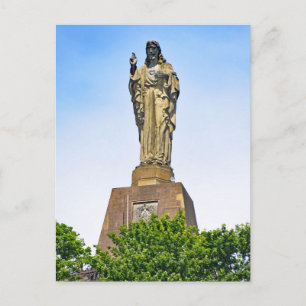 Het beeld van Christus in San Sebastian-Donostia. Briefkaart