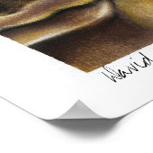 Het beeld van David van Lee Vandergrift Poster (Hoek)