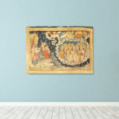 Het beeld van de lamp canvas afdruk (Insitu (Houten vloer))