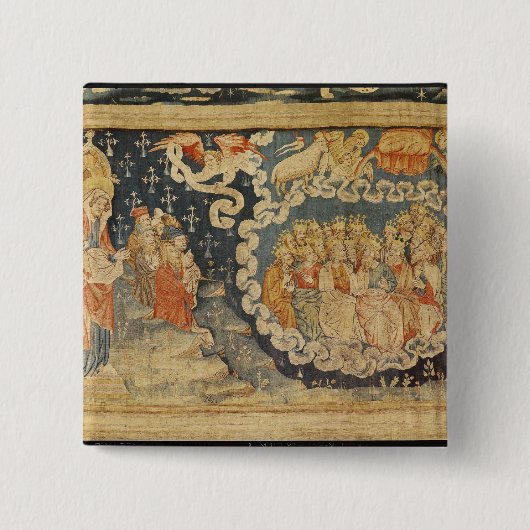 Het beeld van de lamp vierkante button 5,1 cm (Voorkant)