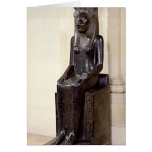 Het beeld van de leeuwengodin Sekhmet