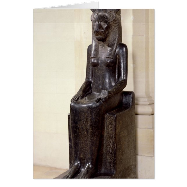 Het beeld van de leeuwengodin Sekhmet (Voorkant)