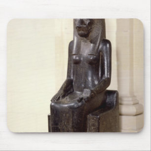Het beeld van de leeuwengodin Sekhmet Muismat