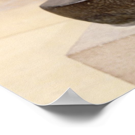 Het beeld van de leeuwengodin Sekhmet Poster (Hoek)