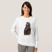 Het beeld van de leeuwengodin Sekhmet T-shirt (Voorkant volledig)