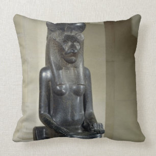 Het beeld van de leeuwengodin Sekhmet van de Kussen