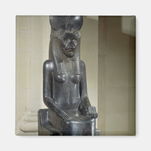 Het beeld van de leeuwengodin Sekhmet van de Magneet (Voorkant)