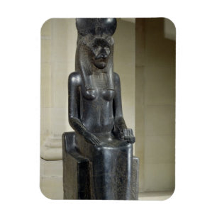 Het beeld van de leeuwengodin Sekhmet van de Magneet