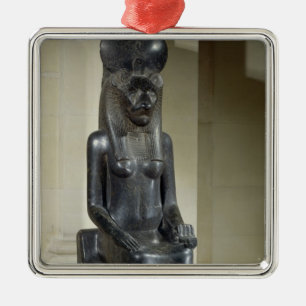 Het beeld van de leeuwengodin Sekhmet van de Metalen Ornament