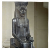 Het beeld van de leeuwengodin Sekhmet van de Tegeltje (Voorkant)