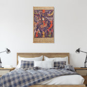 Het beeld van de profeet Mohammed, Perzisch Canvas Afdruk (Insitu (Slaapkamer))