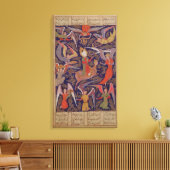 Het beeld van de profeet Mohammed, Perzisch Canvas Afdruk (Insitu (Woonkamer))