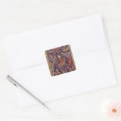 Het beeld van de profeet Mohammed, Perzisch Vierkante Sticker (Envelop)