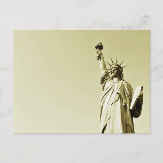 Het beeld van de vrijheid briefkaart (Voorkant)