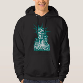 Het beeld van de Vrijheid zwart Hoodie