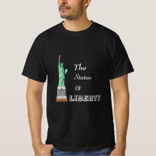Het beeld van de Vrijheid zwart T-shirt