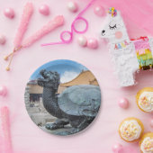 Het beeld van een schildpad in de verboden stad Pe Papieren Bordje (Feest)