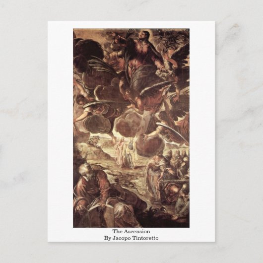 Het beeld van Jacopo Tintoretto Briefkaart (Voorkant)
